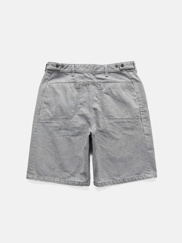 HAVEN Rig Short - Washed Cotton Denim Light Grey, Shorts