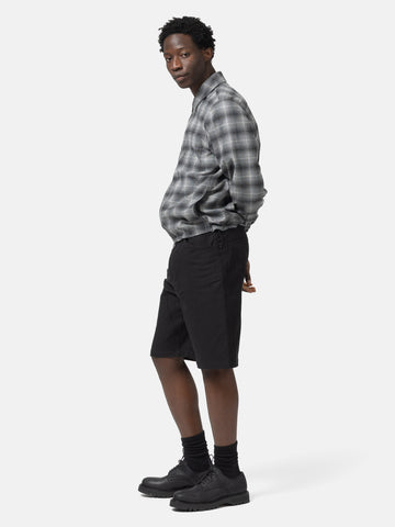 HAVEN Rig Short - Washed Cotton Canvas Black, Shorts