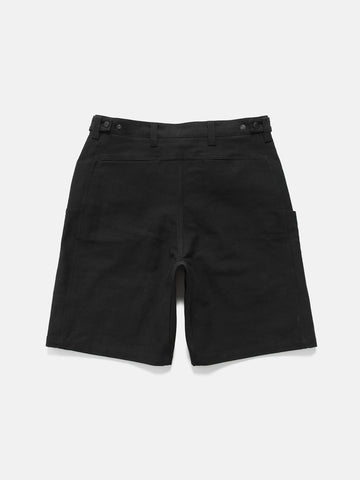 HAVEN Rig Short - Washed Cotton Canvas Black, Shorts