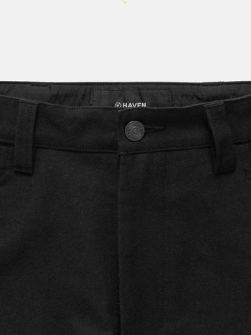 HAVEN Rig Short - Washed Cotton Canvas Black, Shorts