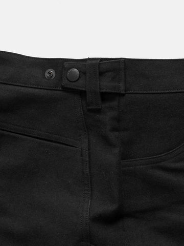 HAVEN Rig Short - Washed Cotton Canvas Black, Shorts