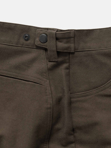 HAVEN Rig Short - Washed Cotton Canvas Earth, Shorts