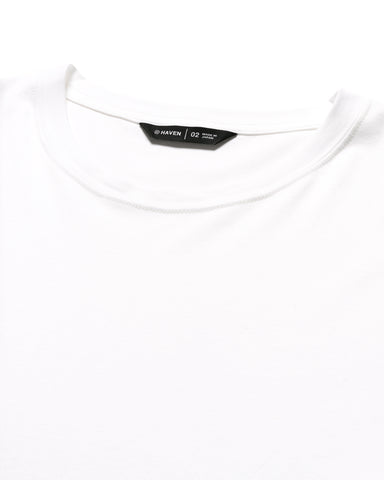 HAVEN Prime Standard Fit T-Shirt S/S - Suvin Cotton Jersey White, T-Shirts