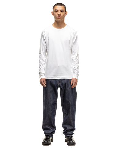 HAVEN Prime Standard Fit T-Shirt L/S - Suvin Cotton Jersey White, T-Shirts