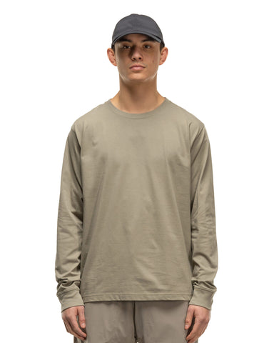HAVEN Excel Relaxed Fit T-Shirt L/S - Siro Cotton Jersey Sage, T-Shirts