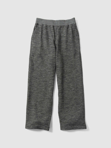 HAVEN Roam Sweatpant - Fog Wool Cotton Terry Charcoal, Sweatpants