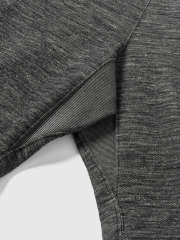 HAVEN Roam Sweatpant - Fog Wool Cotton Terry Charcoal, Sweatpants