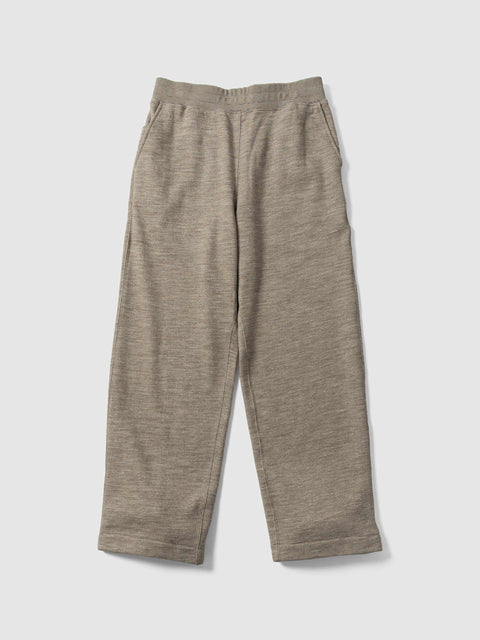 HAVEN Roam Sweatpant - Fog Wool Cotton Terry Taupe, Sweatpants