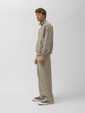 HAVEN Roam Sweatpant - Fog Wool Cotton Terry Taupe, Sweatpants