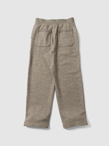 HAVEN Roam Sweatpant - Fog Wool Cotton Terry Taupe, Sweatpants
