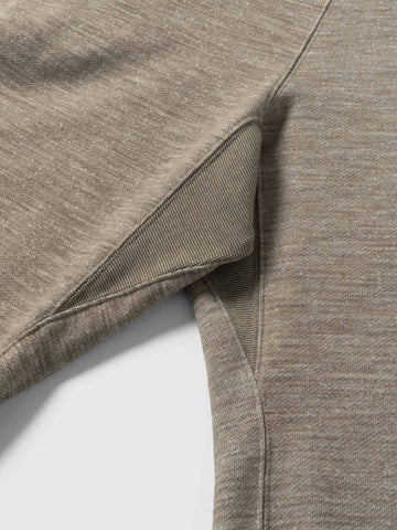 HAVEN Roam Sweatpant - Fog Wool Cotton Terry Taupe, Sweatpants