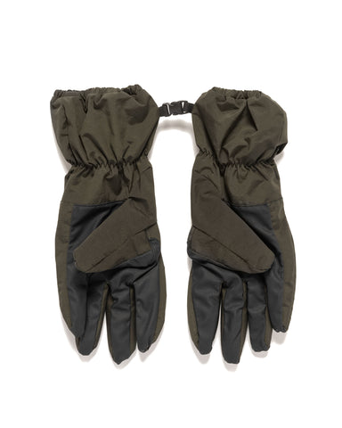 Stone Island Nylon Metal Gloves In Econyl Regenerated Nylon Olive, Accessories