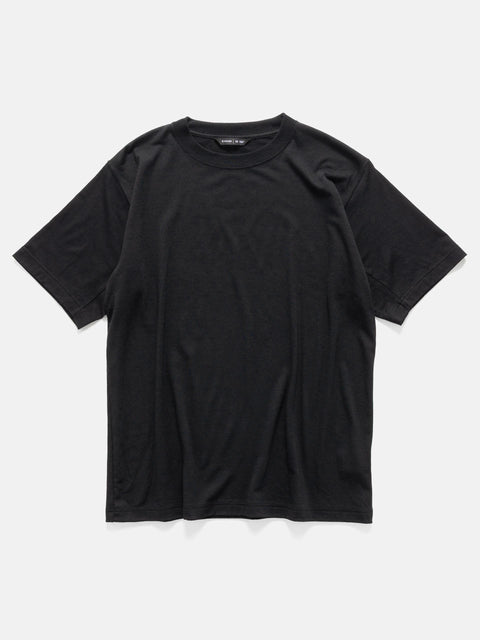 HAVEN Stratus T-Shirt - Superfine Wool Jersey Black, T-Shirts
