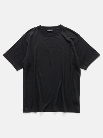 HAVEN Stratus T-Shirt - Superfine Wool Jersey Black, T-Shirts