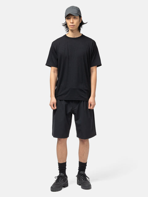 HAVEN Stratus T-Shirt - Superfine Wool Jersey Black, T-Shirts