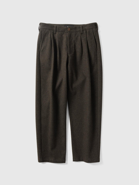 HAVEN Shop Pant - Loro Piana Storm System® Wool Brown, Pants