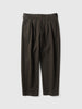 HAVEN Shop Pant - Loro Piana Storm System Wool Brown, Pants