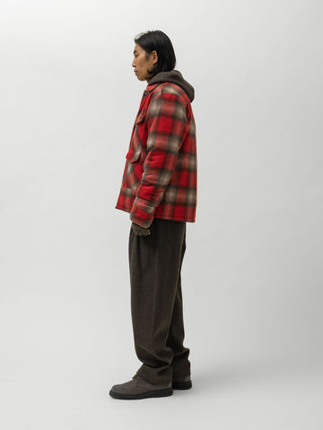 HAVEN Shop Pant - Loro Piana Storm System Wool Brown, Pants