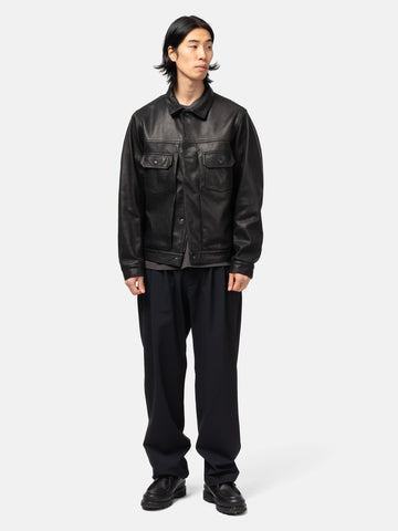 HAVEN Shop Pant - Tropical Wool Black, Pants