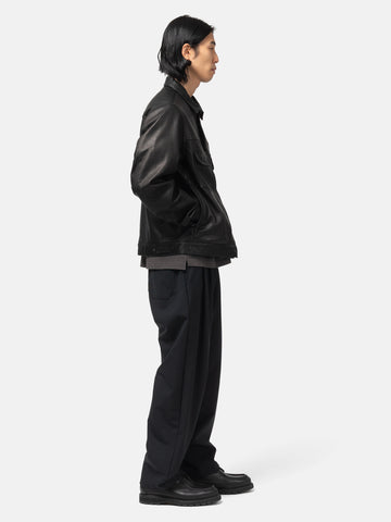 HAVEN Shop Pant - Tropical Wool Black, Pants