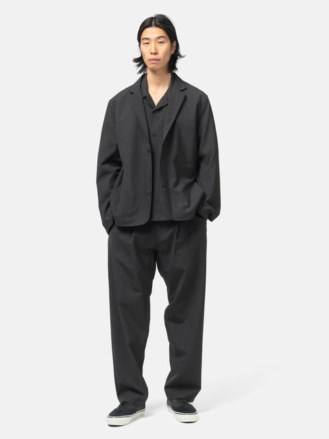 HAVEN Shop Pant - Tropical Wool Charcoal, Pants