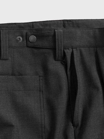 HAVEN Shop Short Tropical Wool Charcoal, Shorts