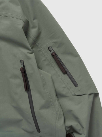 HAVEN Spectre Jacket - GORE-TEX® Nylon 3L / Leather Lichen, Shells & Rain Jackets