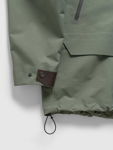 HAVEN Spectre Jacket - GORE-TEX® Nylon 3L / Leather Lichen, Shells & Rain Jackets