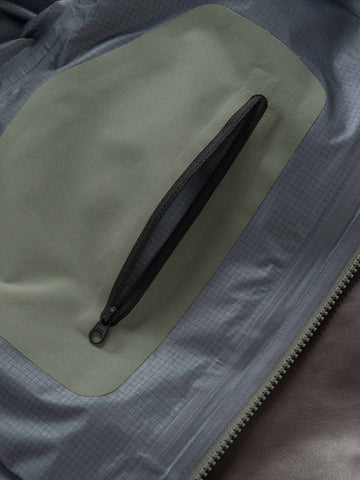 HAVEN Spectre Jacket - GORE-TEX® Nylon 3L / Leather Lichen, Shells & Rain Jackets