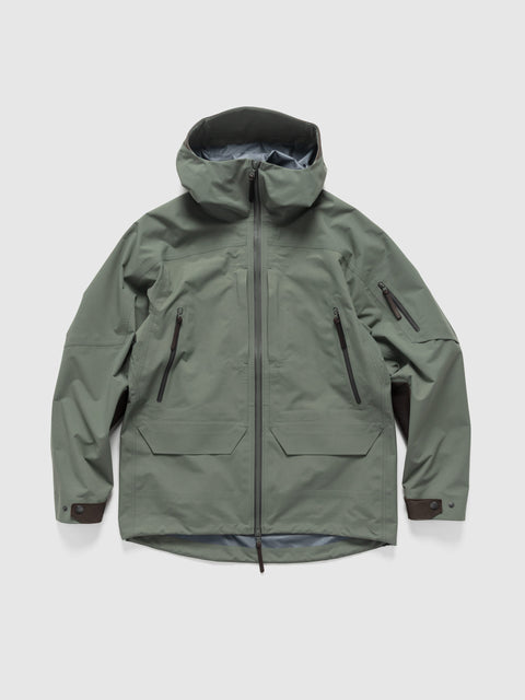HAVEN Spectre Jacket - GORE-TEX® Nylon 3L / Leather Lichen, Shells & Rain Jackets