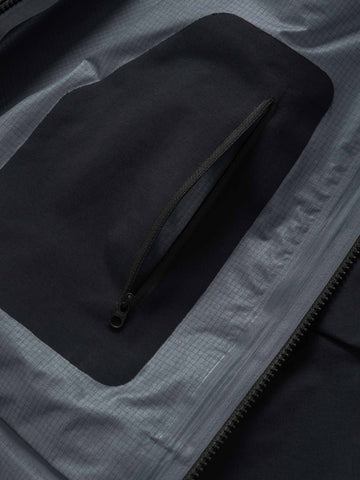 HAVEN Spectre Jacket - GORE-TEX® Nylon 3L / Leather Black, Shells & Rain Jackets