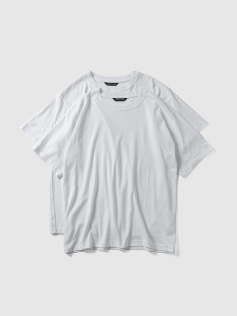 HAVEN Standard T-Shirt - Supima Cotton Jersey (2-Pack) White, T-Shirts