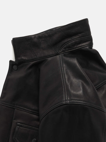 HAVEN Station Jacket - Leather / GORE-TEX® WINDSTOPPER® Black, Leather Jackets