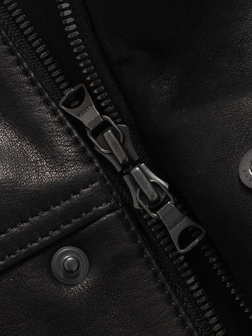 HAVEN Station Jacket - Leather / GORE-TEX® WINDSTOPPER® Black, Leather Jackets