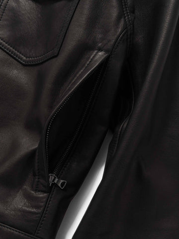 HAVEN Station Jacket - Leather / GORE-TEX® WINDSTOPPER® Black, Leather Jackets