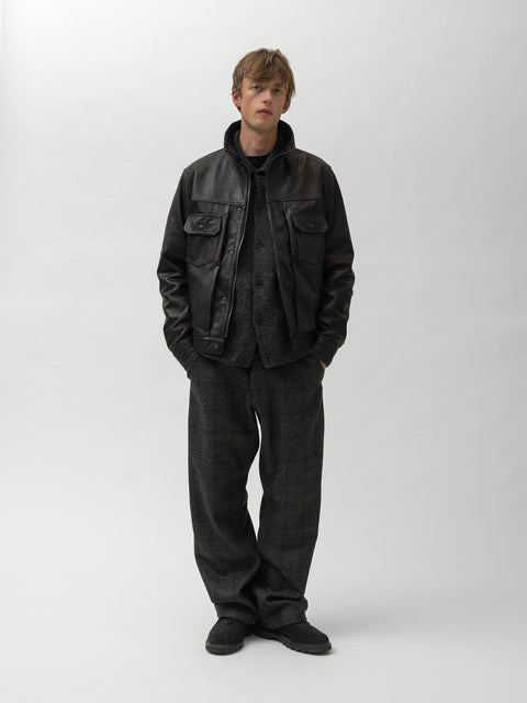 HAVEN Station Jacket - Leather / Windstopper® Black, Leather Jackets