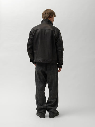 HAVEN Station Jacket - Leather / Windstopper® Black, Leather Jackets