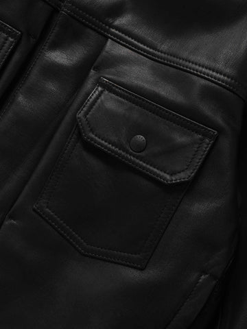 HAVEN Station Jacket - Leather / Windstopper® Black, Leather Jackets