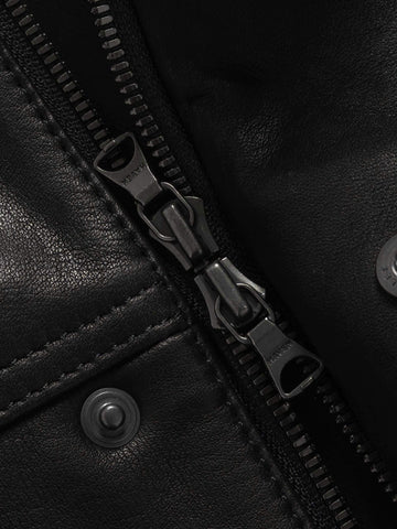 HAVEN Station Jacket - Leather / Windstopper® Black, Leather Jackets