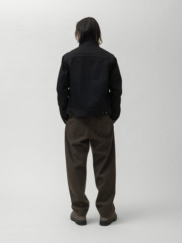 HAVEN Station Jacket - Suvin Cotton Denim Black, Denim Jackets