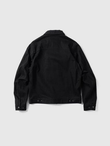 HAVEN Station Jacket - Suvin Cotton Denim Black, Denim Jackets