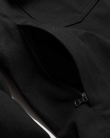 HAVEN Station Jacket - Suvin Cotton Denim Black, Denim Jackets