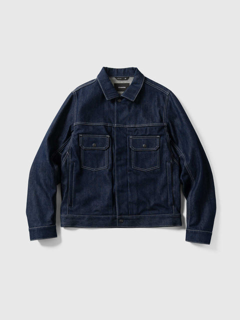 HAVEN Station Jacket - Suvin Cotton Denim Indigo, Denim Jackets
