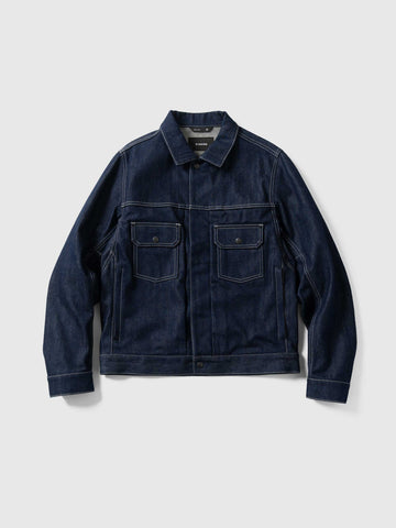 HAVEN Station Jacket - Suvin Cotton Denim Indigo, Denim Jackets
