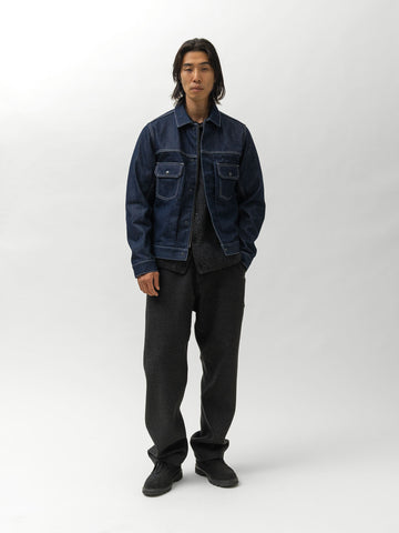 HAVEN Station Jacket - Suvin Cotton Denim Indigo, Denim Jackets