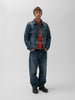 HAVEN Station Jacket - Suvin Cotton Denim Washed Indigo, Denim Jackets