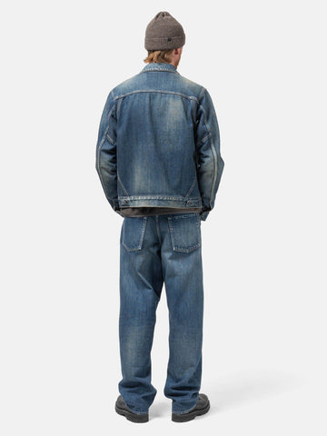 HAVEN Station Jacket - Suvin Cotton Denim Washed Indigo, Trucker Jackets