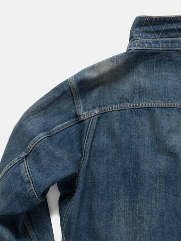 HAVEN Station Jacket - Suvin Cotton Denim Washed Indigo, Trucker Jackets