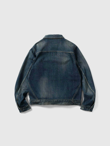 HAVEN Station Jacket - Suvin Cotton Denim Washed Indigo, Denim Jackets