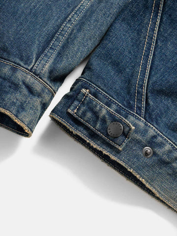 HAVEN Station Jacket - Suvin Cotton Denim Washed Indigo, Trucker Jackets